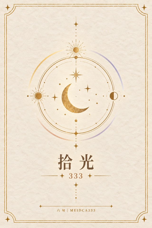 拾光牌牌背